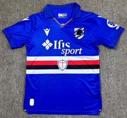 2526 Sampdoria Home Soccer Jersey